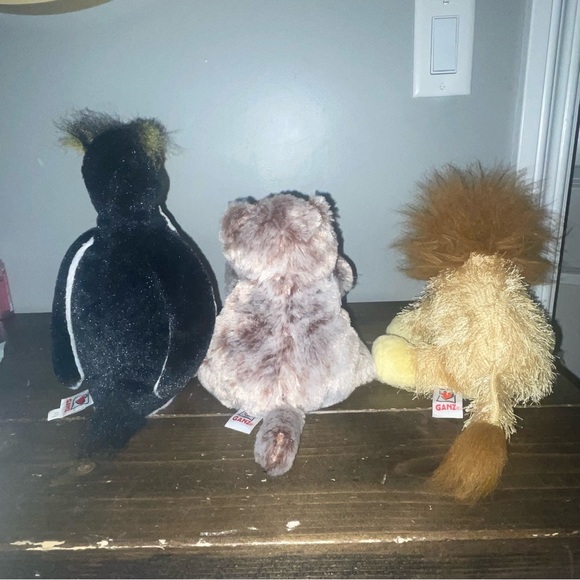 3 Webkinz plush stuffed animals no code - Picture 2 of 3